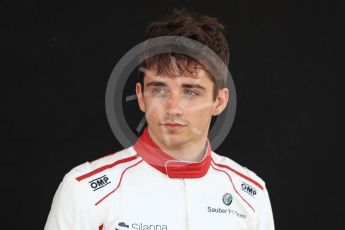 World © Octane Photographic Ltd. Formula 1 – Australian GP - Driver Photo Call. Alfa Romeo Sauber F1 Team C37 – Charles Leclerc. Albert Park, Melbourne, Australia. Thursday 22nd March 2018.