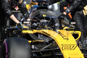 World © Octane Photographic Ltd. Formula 1 – Australian GP - Grid. Renault Sport F1 Team RS18 – Nico Hulkenberg. Albert Park, Melbourne, Australia. Sunday 25th March 2018.