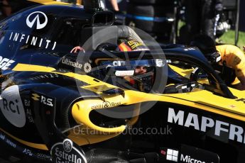 World © Octane Photographic Ltd. Formula 1 – Australian GP - Grid. Renault Sport F1 Team RS18 – Nico Hulkenberg. Albert Park, Melbourne, Australia. Sunday 25th March 2018.