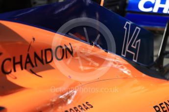 World © Octane Photographic Ltd. Formula 1 – Australian GP - Grid. McLaren MCL33 – Fernando Alonso. Albert Park, Melbourne, Australia. Sunday 25th March 2018.