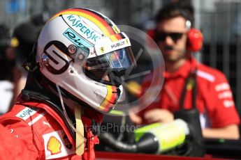 World © Octane Photographic Ltd. Formula 1 – Australian GP - Grid. Scuderia Ferrari SF71-H – Sebastian Vettel. Albert Park, Melbourne, Australia. Sunday 25th March 2018.