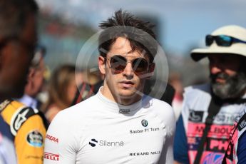 World © Octane Photographic Ltd. Formula 1 – Australian GP - Grid. Alfa Romeo Sauber F1 Team C37 – Charles Leclerc. Albert Park, Melbourne, Australia. Sunday 25th March 2018.