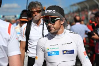 World © Octane Photographic Ltd. Formula 1 – Australian GP - Grid. McLaren MCL33 – Fernando Alonso. Albert Park, Melbourne, Australia. Sunday 25th March 2018.