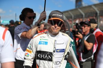 World © Octane Photographic Ltd. Formula 1 – Australian GP - Grid. McLaren MCL33 – Stoffel Vandoorne. Albert Park, Melbourne, Australia. Sunday 25th March 2018.