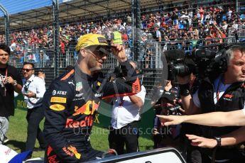 World © Octane Photographic Ltd. Formula 1 – Australian GP - Drivers’ Parade. Aston Martin Red Bull Racing TAG Heuer RB14 – Daniel Ricciardo. Albert Park, Melbourne, Australia. Sunday 25th March 2018.