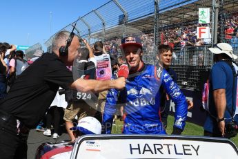 World © Octane Photographic Ltd. Formula 1 – Australian GP - Drivers’ Parade. Scuderia Toro Rosso STR13 – Brendon Hartley. Albert Park, Melbourne, Australia. Sunday 25th March 2018.