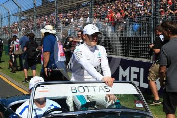 World © Octane Photographic Ltd. Formula 1 – Australian GP - Drivers’ Parade. Mercedes AMG Petronas Motorsport AMG F1 W09 EQ Power+ - Valtteri Bottas. Albert Park, Melbourne, Australia. Sunday 25th March 2018.