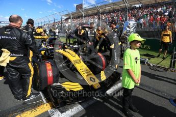 World © Octane Photographic Ltd. Formula 1 – Australian GP - Grid. Renault Sport F1 Team RS18 – Nico Hulkenberg. Albert Park, Melbourne, Australia. Sunday 25th March 2018.