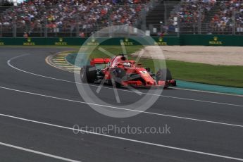 World © Octane Photographic Ltd. Formula 1 – Australian GP - Race. Scuderia Ferrari SF71-H – Sebastian Vettel. Albert Park, Melbourne, Australia. Sunday 25th March 2018.