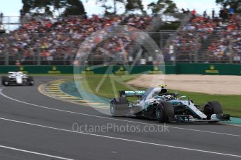 World © Octane Photographic Ltd. Formula 1 – Australian GP - Race. Mercedes AMG Petronas Motorsport AMG F1 W09 EQ Power+ - Valtteri Bottas. Albert Park, Melbourne, Australia. Sunday 25th March 2018.