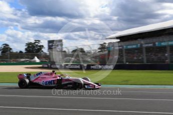 World © Octane Photographic Ltd. Formula 1 – Australian GP - Race. Sahara Force India VJM11 - Sergio Perez. Albert Park, Melbourne, Australia. Sunday 25th March 2018.