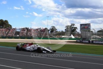 World © Octane Photographic Ltd. Formula 1 – Australian GP - Race. Alfa Romeo Sauber F1 Team C37 – Charles Leclerc. Albert Park, Melbourne, Australia. Sunday 25th March 2018.