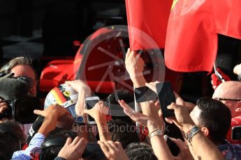 World © Octane Photographic Ltd. Formula 1 – Australian GP - Parc Ferme. Scuderia Ferrari SF71-H – Sebastian Vettel. Albert Park, Melbourne, Australia. Sunday 25th March 2018.