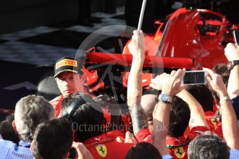 World © Octane Photographic Ltd. Formula 1 – Australian GP - Parc Ferme. Scuderia Ferrari SF71-H – Kimi Raikkonen. Albert Park, Melbourne, Australia. Sunday 25th March 2018.