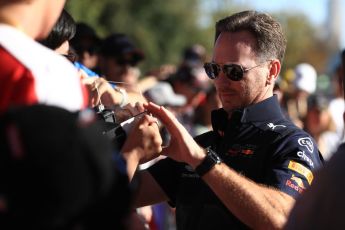 World © Octane Photographic Ltd. Formula 1 - Australian GP - Friday Melbourne Walk. Christian Horner - Team Principal of Red Bull Racing. Albert Park, Melbourne, Australia. Friday 23rd March 2018.