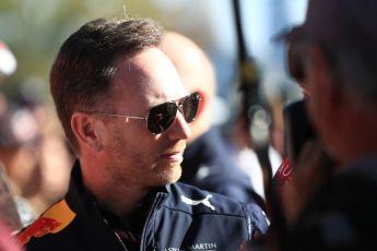 World © Octane Photographic Ltd. Formula 1 - Australian GP - Friday Melbourne Walk. Christian Horner - Team Principal of Red Bull Racing. Albert Park, Melbourne, Australia. Friday 23rd March 2018.