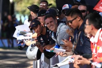 World © Octane Photographic Ltd. Formula 1 – Australian GP - Friday Melbourne Walk. Fans waiting for the drivers. Albert Park, Melbourne, Australia. Friday 23rd March 2018.