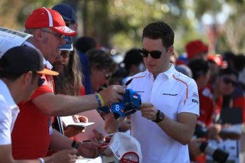 World © Octane Photographic Ltd. Formula 1 – Australian GP - Friday Melbourne Walk. McLaren MCL33 – Stoffel Vandoorne. Albert Park, Melbourne, Australia. Friday 23rd March 2018.