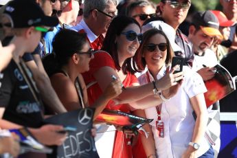 World © Octane Photographic Ltd. Formula 1 - Australian GP - Friday Melbourne Walk. Claire Williams - Deputy Team Principal of Williams Martini Racing. Albert Park, Melbourne, Australia. Friday 23rd March 2018.