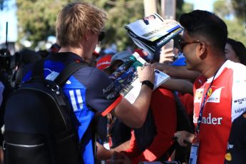 World © Octane Photographic Ltd. Formula 1 – Australian GP - Friday Melbourne Walk. Scuderia Toro Rosso STR13 – Brendon Hartley. Albert Park, Melbourne, Australia. Friday 23rd March 2018.