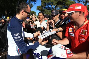 World © Octane Photographic Ltd. Formula 1 – Australian GP - Friday Melbourne Walk. Williams Martini Racing FW41 – Robert Kubica. Albert Park, Melbourne, Australia. Friday 23rd March 2018.