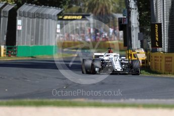 World © Octane Photographic Ltd. Formula 1 – Australian GP - Friday Practice 1. Alfa Romeo Sauber F1 Team C37 – Marcus Ericsson. Albert Park, Melbourne, Australia. Friday 23rd March 2018.