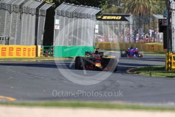 World © Octane Photographic Ltd. Formula 1 – Australian GP - Friday Practice 1. Aston Martin Red Bull Racing TAG Heuer RB14 – Daniel Ricciardo. Albert Park, Melbourne, Australia. Friday 23rd March 2018.