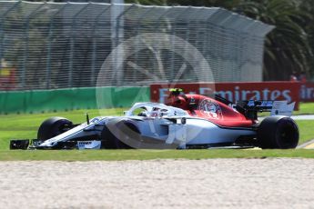 World © Octane Photographic Ltd. Formula 1 – Australian GP - Friday Practice 1. Alfa Romeo Sauber F1 Team C37 – Charles Leclerc. Albert Park, Melbourne, Australia. Friday 23rd March 2018.