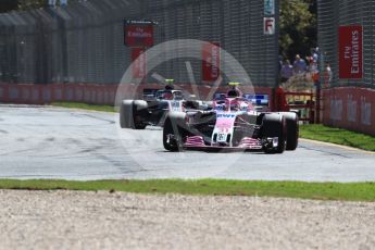 World © Octane Photographic Ltd. Formula 1 – Australian GP - Friday Practice 1. Sahara Force India VJM11 - Esteban Ocon. Albert Park, Melbourne, Australia. Friday 23rd March 2018.