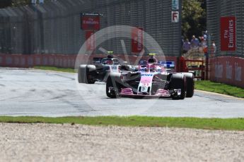 World © Octane Photographic Ltd. Formula 1 – Australian GP - Friday Practice 1. Sahara Force India VJM11 - Esteban Ocon. Albert Park, Melbourne, Australia. Friday 23rd March 2018.