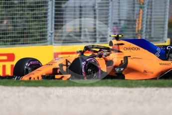 World © Octane Photographic Ltd. Formula 1 – Australian GP - Friday Practice 1. McLaren MCL33 – Stoffel Vandoorne. Albert Park, Melbourne, Australia. Friday 23rd March 2018.