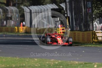 World © Octane Photographic Ltd. Formula 1 – Australian GP - Friday Practice 1. Scuderia Ferrari SF71-H – Kimi Raikkonen. Albert Park, Melbourne, Australia. Friday 23rd March 2018.