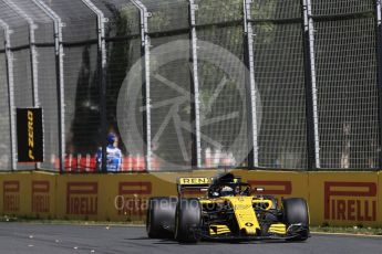 World © Octane Photographic Ltd. Formula 1 – Australian GP - Friday Practice 1. Renault Sport F1 Team RS18 – Nico Hulkenberg. Albert Park, Melbourne, Australia. Friday 23rd March 2018.