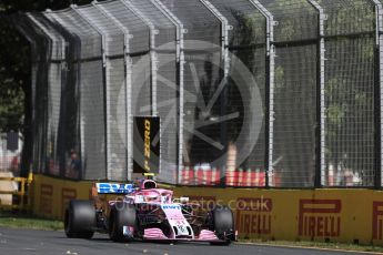 World © Octane Photographic Ltd. Formula 1 – Australian GP - Friday Practice 1. Sahara Force India VJM11 - Esteban Ocon. Albert Park, Melbourne, Australia. Friday 23rd March 2018.