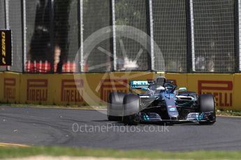 World © Octane Photographic Ltd. Formula 1 – Australian GP - Friday Practice 1. Mercedes AMG Petronas Motorsport AMG F1 W09 EQ Power+ - Valtteri Bottas. Albert Park, Melbourne, Australia. Friday 23rd March 2018.