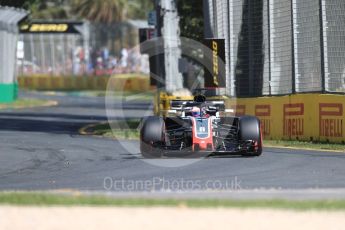 World © Octane Photographic Ltd. Formula 1 – Australian GP - Friday Practice 1. Haas F1 Team VF-18 – Romain Grosjean. Albert Park, Melbourne, Australia. Friday 23rd March 2018.