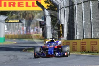 World © Octane Photographic Ltd. Formula 1 – Australian GP - Friday Practice 1. Scuderia Toro Rosso STR13 – Brendon Hartley. Albert Park, Melbourne, Australia. Friday 23rd March 2018.