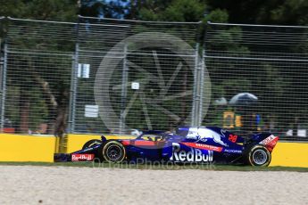 World © Octane Photographic Ltd. Formula 1 – Australian GP - Friday Practice 1. Scuderia Toro Rosso STR13 – Brendon Hartley. Albert Park, Melbourne, Australia. Friday 23rd March 2018.