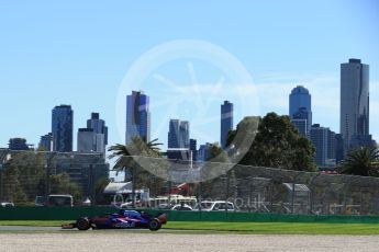 World © Octane Photographic Ltd. Formula 1 – Australian GP - Friday Practice 1. Scuderia Toro Rosso STR13 – Pierre Gasly. Albert Park, Melbourne, Australia. Friday 23rd March 2018.