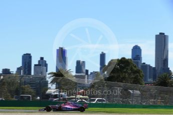 World © Octane Photographic Ltd. Formula 1 – Australian GP - Friday Practice 1. Sahara Force India VJM11 - Esteban Ocon. Albert Park, Melbourne, Australia. Friday 23rd March 2018.