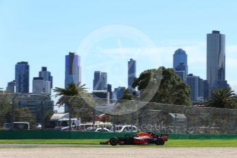 World © Octane Photographic Ltd. Formula 1 – Australian GP - Friday Practice 1. Aston Martin Red Bull Racing TAG Heuer RB14 – Max Verstappen. Albert Park, Melbourne, Australia. Friday 23rd March 2018.