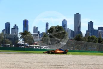 World © Octane Photographic Ltd. Formula 1 – Australian GP - Friday Practice 1. McLaren MCL33 – Stoffel Vandoorne. Albert Park, Melbourne, Australia. Friday 23rd March 2018.