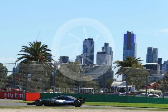 World © Octane Photographic Ltd. Formula 1 – Australian GP - Friday Practice 1. Mercedes AMG Petronas Motorsport AMG F1 W09 EQ Power+ - Lewis Hamilton. Albert Park, Melbourne, Australia. Friday 23rd March 2018.