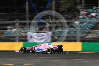 World © Octane Photographic Ltd. Formula 1 – Australian GP - Friday Practice 2. Sahara Force India VJM11 - Esteban Ocon. Albert Park, Melbourne, Australia. Friday 23rd March 2018.