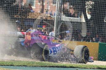 World © Octane Photographic Ltd. Formula 1 – Australian GP - Friday Practice 2. Sahara Force India VJM11 - Esteban Ocon. Albert Park, Melbourne, Australia. Friday 23rd March 2018.