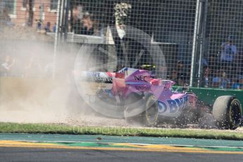 World © Octane Photographic Ltd. Formula 1 – Australian GP - Friday Practice 2. Sahara Force India VJM11 - Esteban Ocon. Albert Park, Melbourne, Australia. Friday 23rd March 2018.