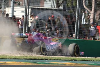 World © Octane Photographic Ltd. Formula 1 – Australian GP - Friday Practice 2. Sahara Force India VJM11 - Esteban Ocon. Albert Park, Melbourne, Australia. Friday 23rd March 2018.