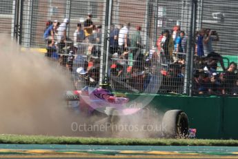 World © Octane Photographic Ltd. Formula 1 – Australian GP - Friday Practice 2. Sahara Force India VJM11 - Esteban Ocon. Albert Park, Melbourne, Australia. Friday 23rd March 2018.