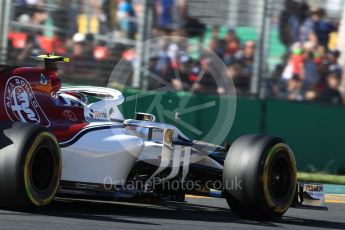 World © Octane Photographic Ltd. Formula 1 – Australian GP - Friday Practice 2. Alfa Romeo Sauber F1 Team C37 – Charles Leclerc. Albert Park, Melbourne, Australia. Friday 23rd March 2018.