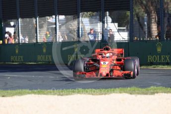 World © Octane Photographic Ltd. Formula 1 – Australian GP - Friday Practice 2. Scuderia Ferrari SF71-H – Sebastian Vettel. Albert Park, Melbourne, Australia. Friday 23rd March 2018.